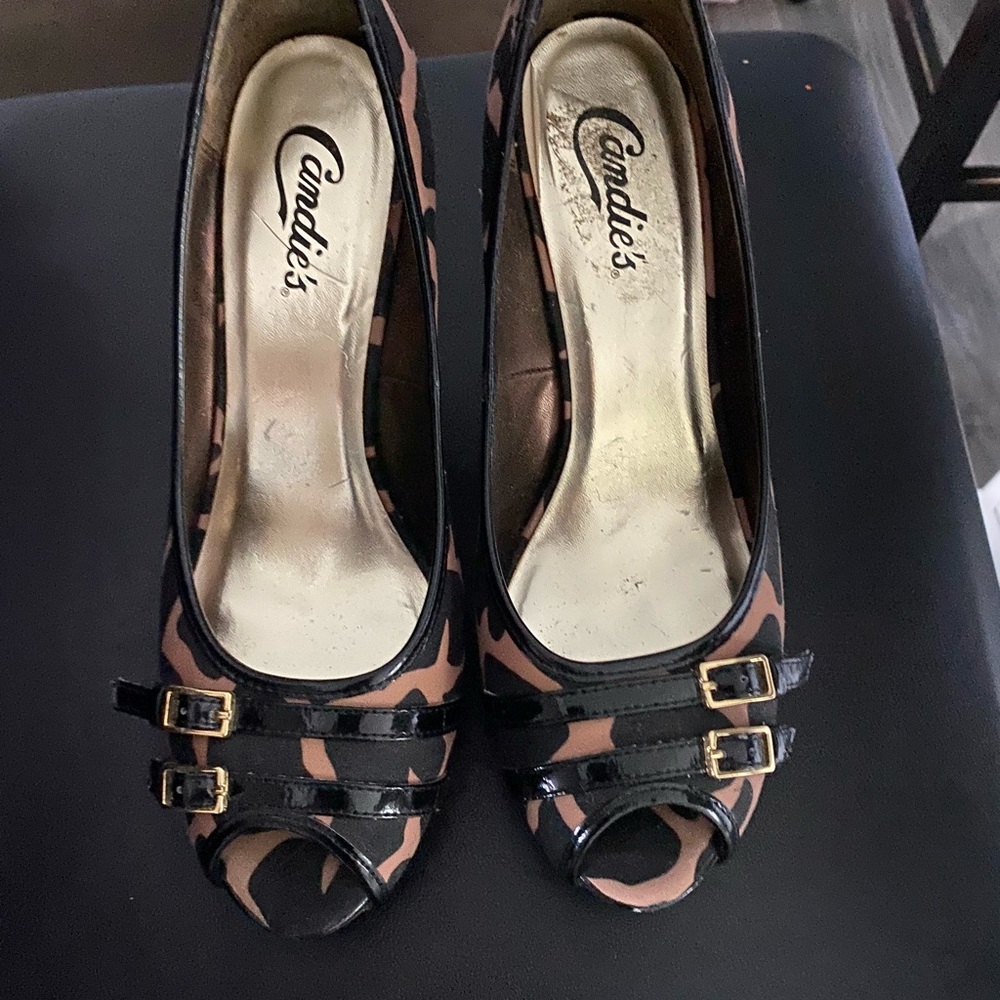 Womens Candies Peep Toe Size 8